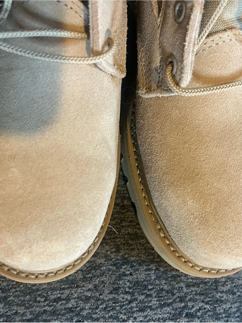 Vibram Mondo PT 8430 UFCW Men's Size 8 R Military Boots Steel Toe Tan Vibram New